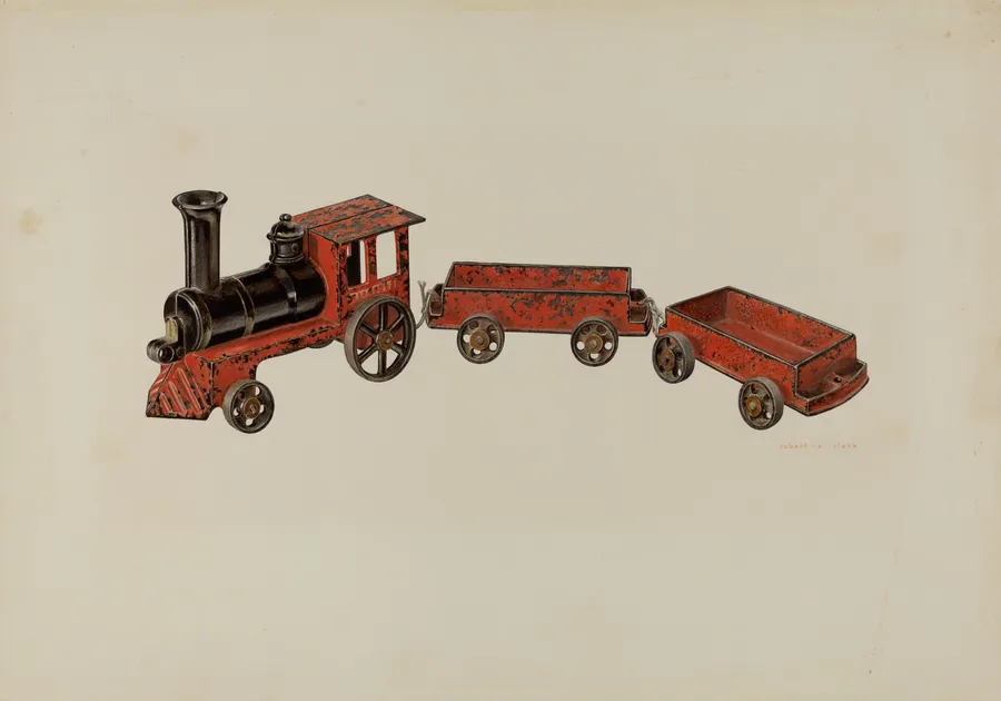 Toy Train by Robert Clark