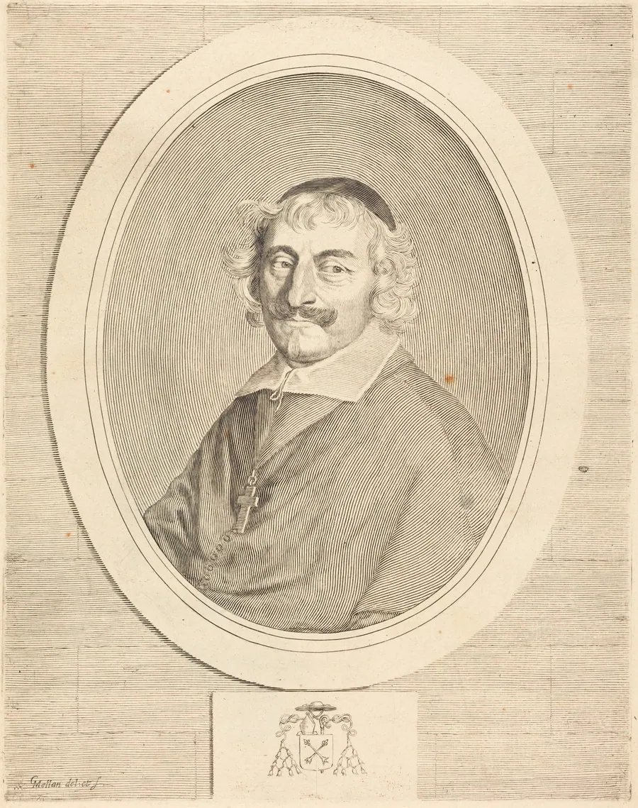 Alphonse III Delbene, Bishop of Orléans by Claude Mellan