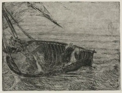 Christ Walking on the Waters