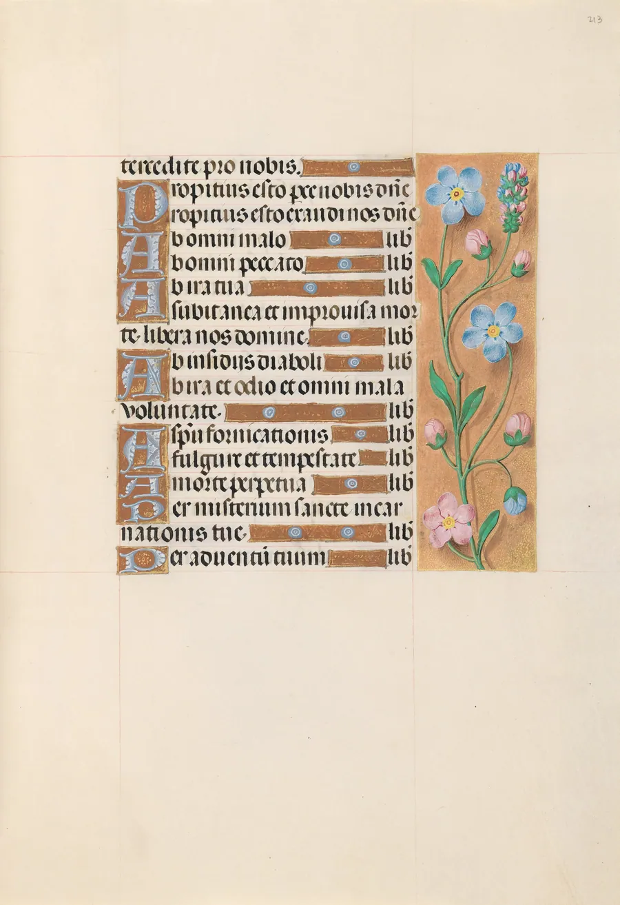Hours of Queen Isabella the Catholic, Queen of Spain:  Fol. 213r by Master of the First Prayerbook of Maximillian