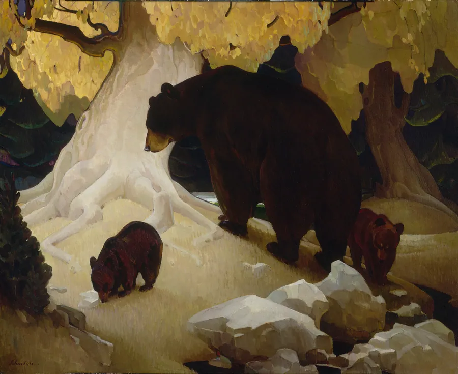 Fall in the Foothills by W. Herbert Dunton, born Augusta, ME 1878-died Taos, NM 1936