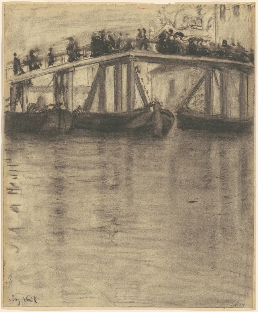 Venetian Bridge by Eugène Vail