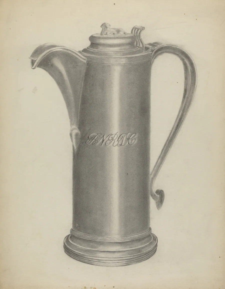 Silver Flagon by Albert Camilli