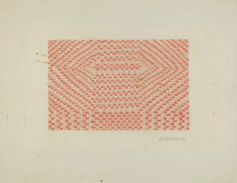 Woolen Coverlet by Edward D. Williams