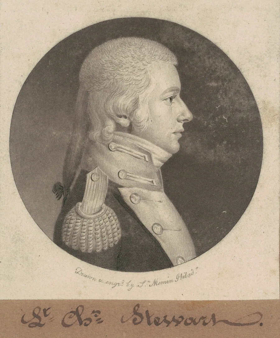 Charles Stewart by Charles B. J. Févret de Saint-Mémin