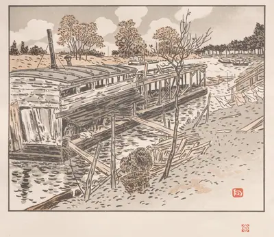 From Bas-Meudon, Old Lavoir