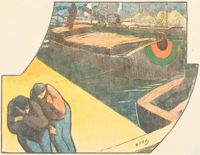 Theater Program for "Boubouroche" and "Valet de coeur (Jack of Hearts)"