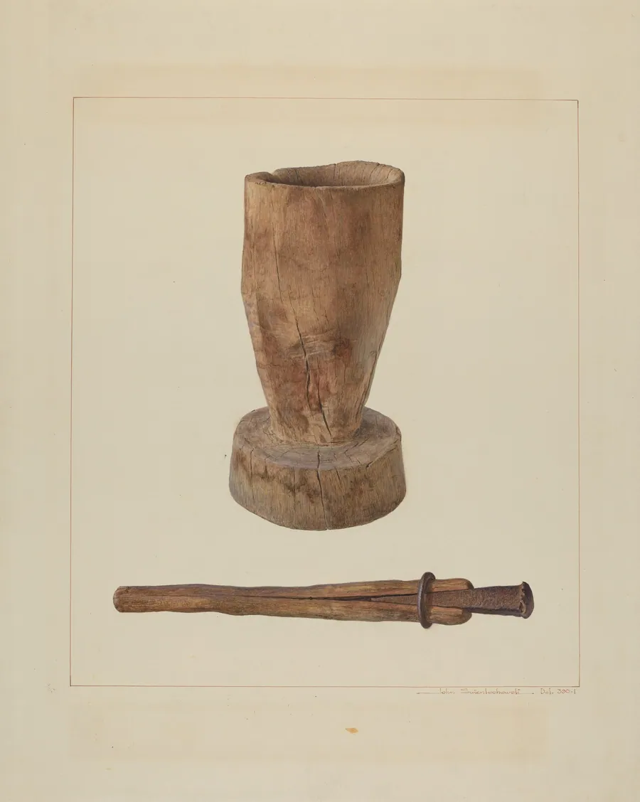Pestle and Mortar by John Swientochowski