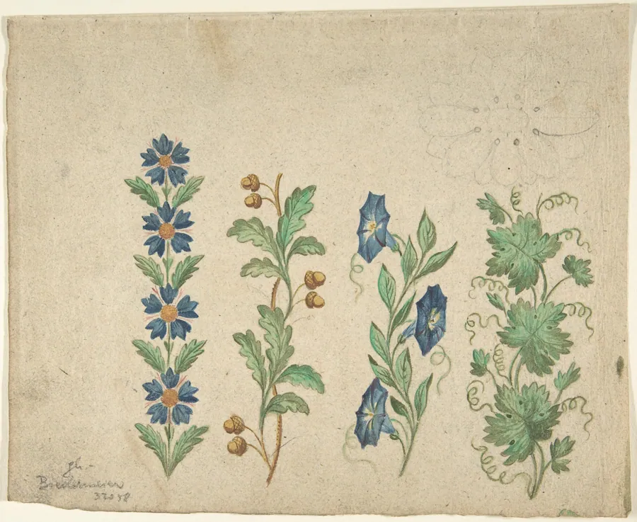Designs for Embroidery by Anonymous, German, 19th century