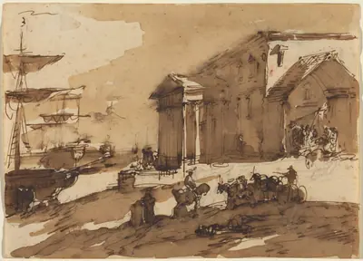 Capriccio of a Port Scene