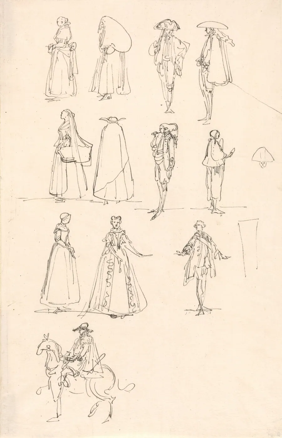 Historical Costumes by Luis Paret y Alcázar