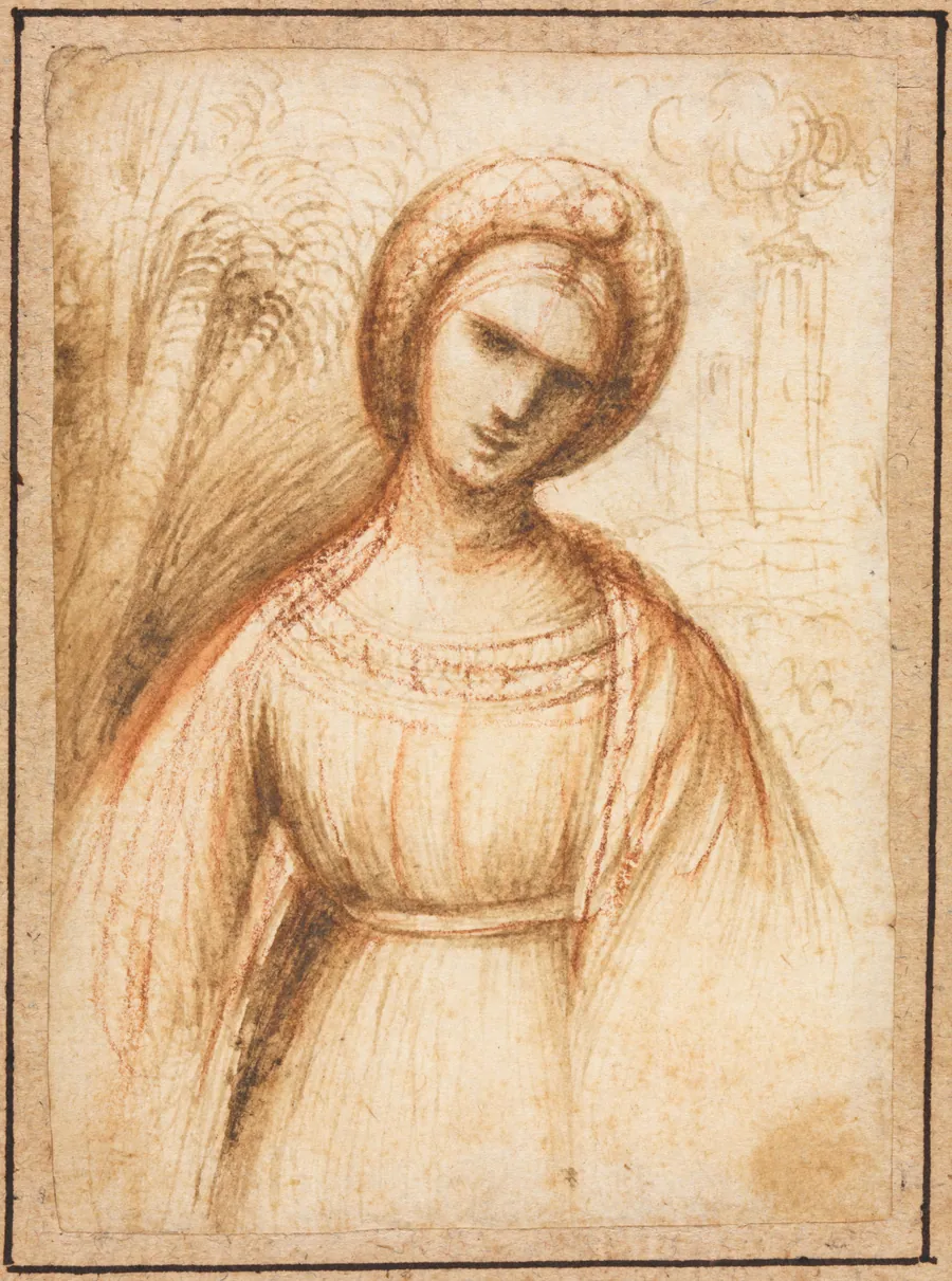 Lady in a Landscape (recto) by Dosso Dossi