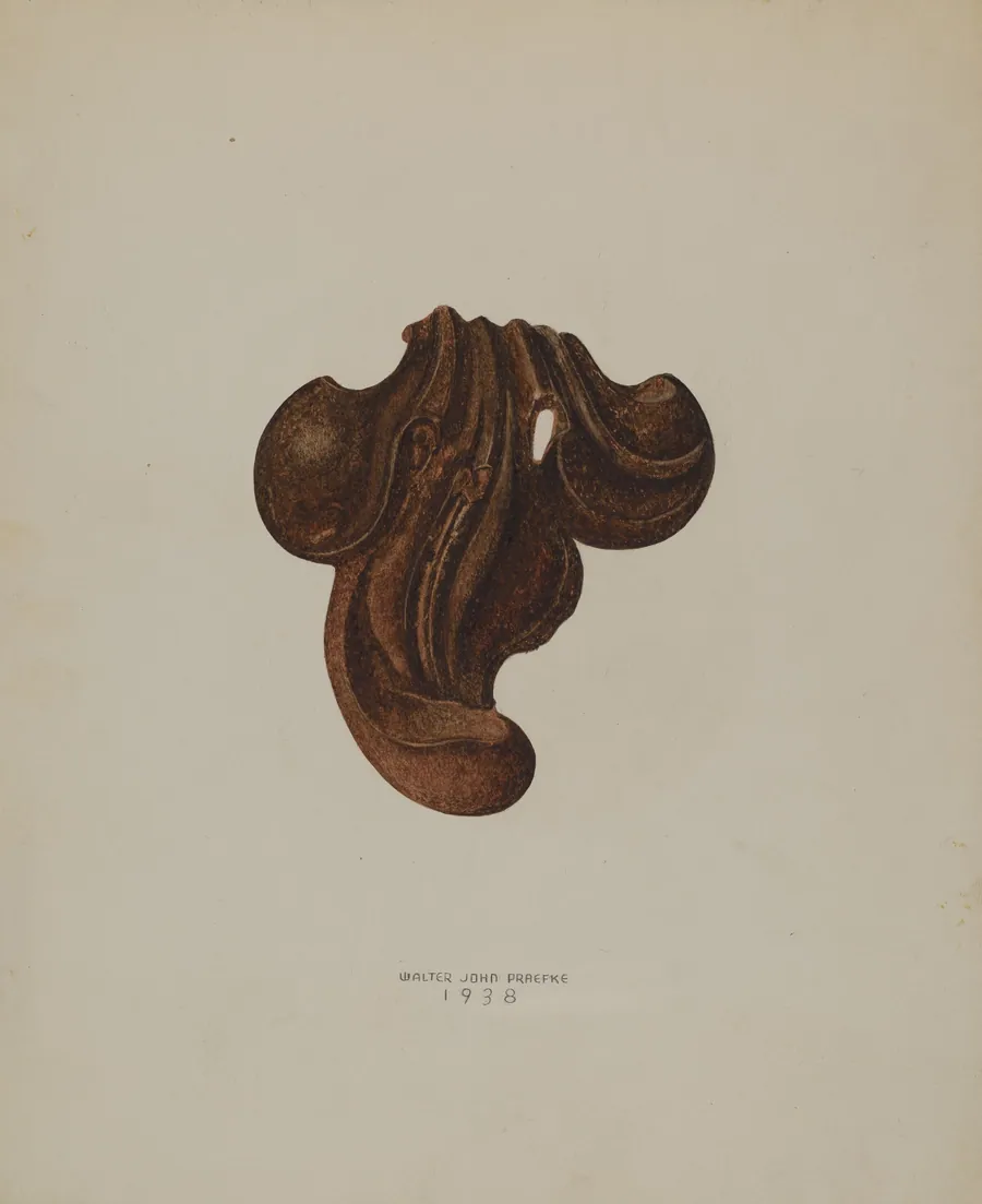 Ornamental Iron Leaf by Walter Praefke