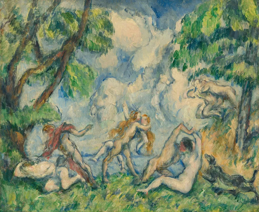 The Battle of Love by Paul Cezanne