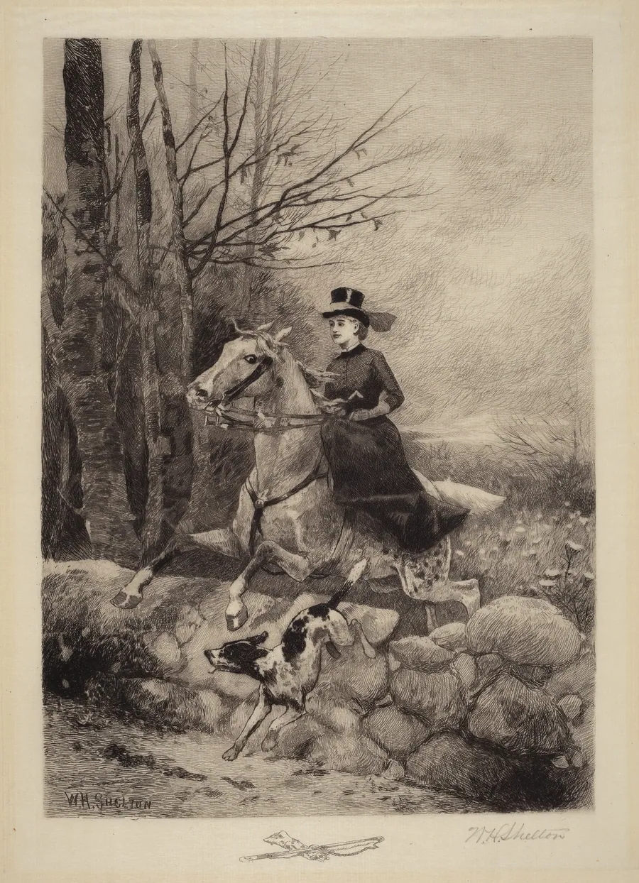 After the Hounds by William Henry Shelton