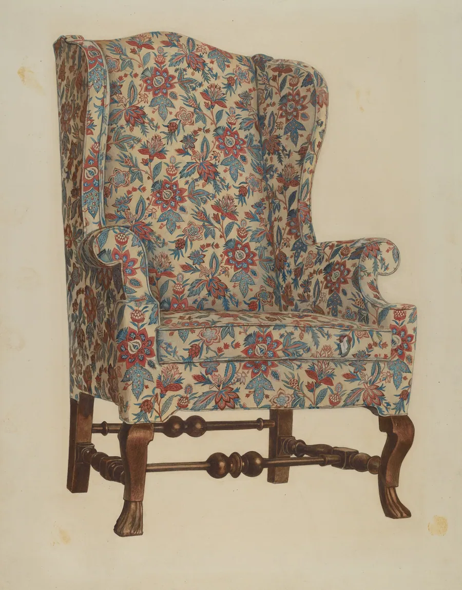 Wing Chair by Rolland Livingstone