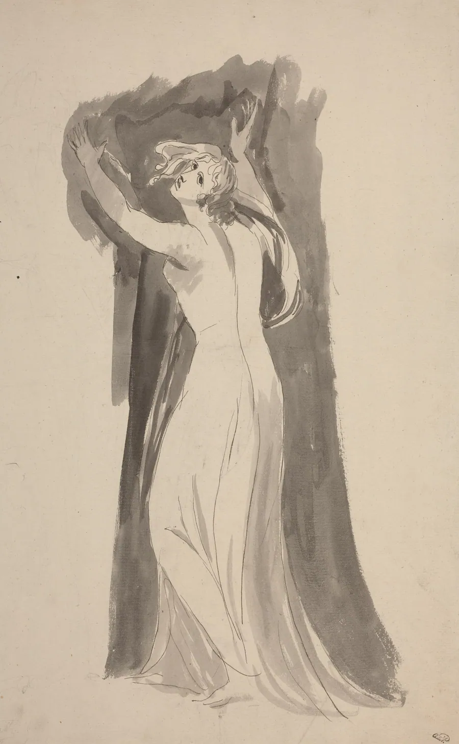 A Study of Miranda for "The Tempest" by George Romney