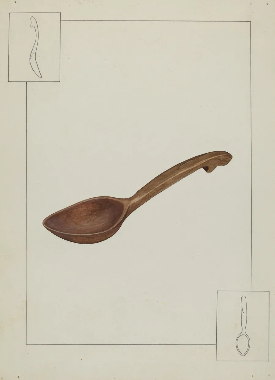 Wooden Spoon by American 20th Century