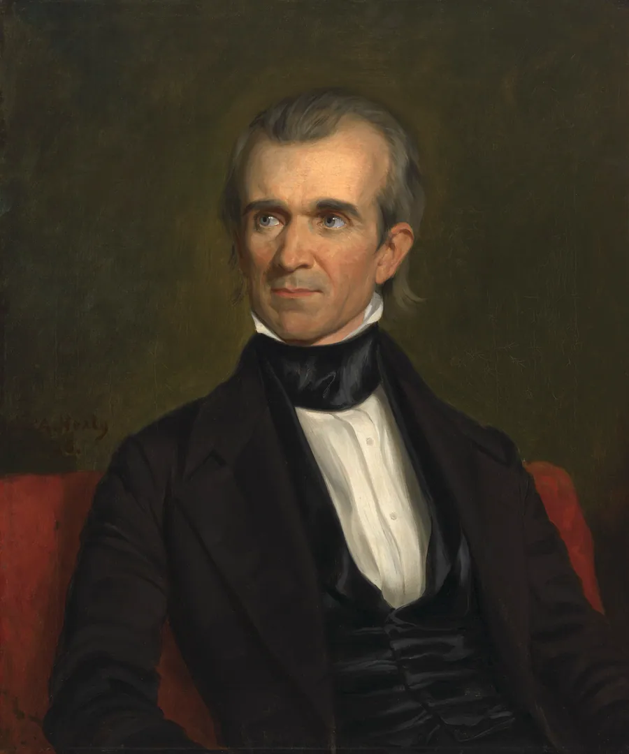 James Knox Polk by George Peter Alexander Healy, 15 Jul 1813 - 24 Jun 1894