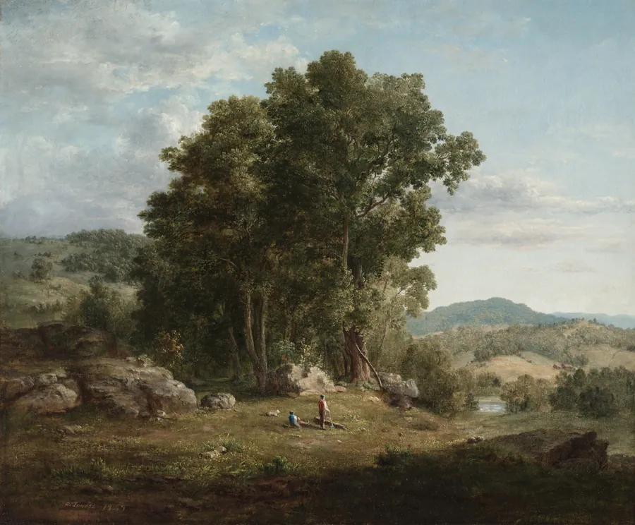 The Wood Chopper by George Inness