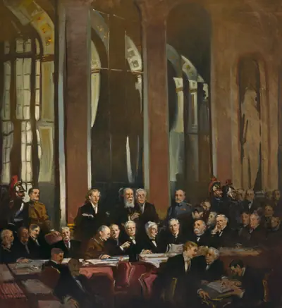 Signing of the Treaty of Versailles, 1919