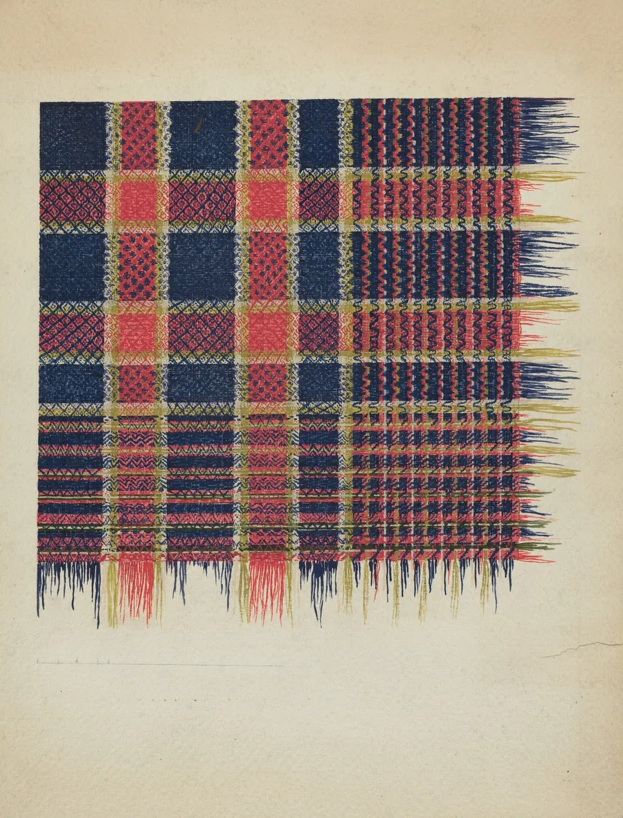 Handwoven Coverlet by Dorothy Lacey