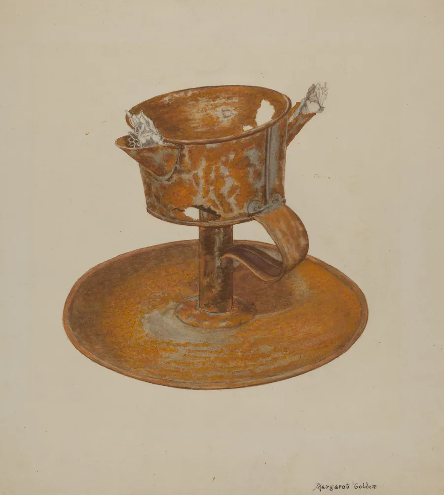 Grease Lamp by Margaret Golden