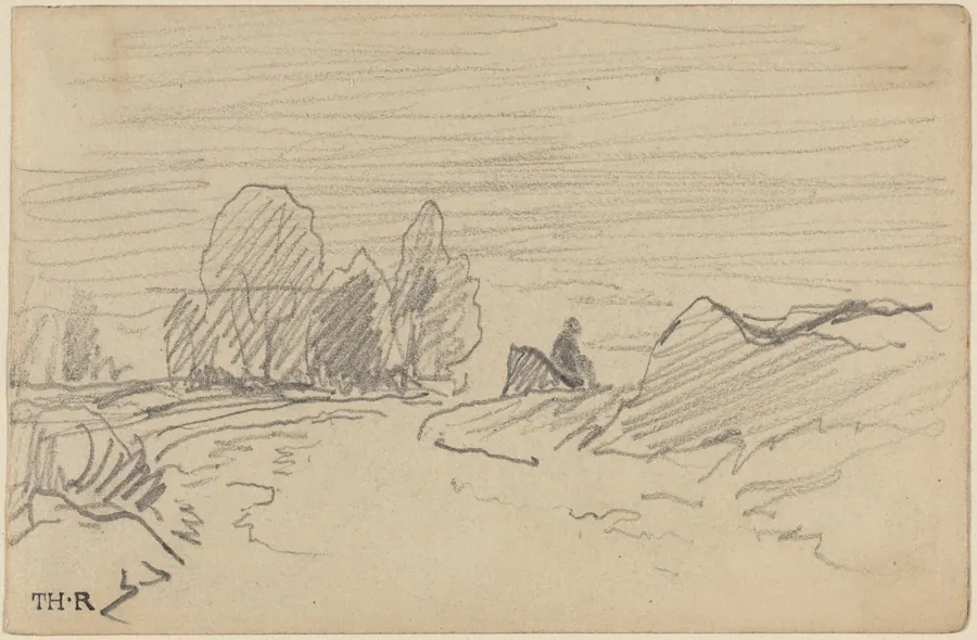 Landscape I by Théodore Rousseau