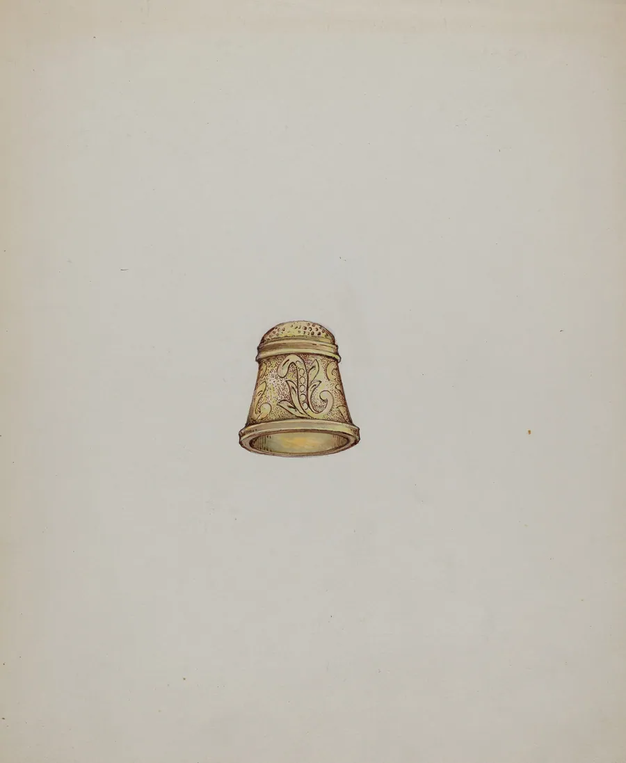 Gold Thimble by George Seideneck