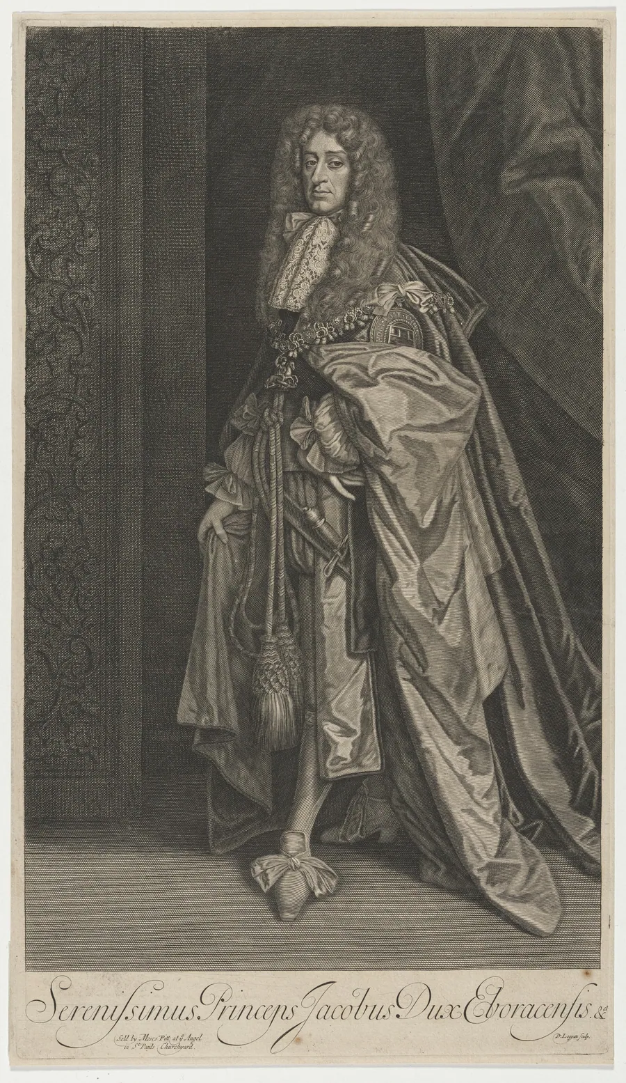 James II, as Duke of York by David Loggan
