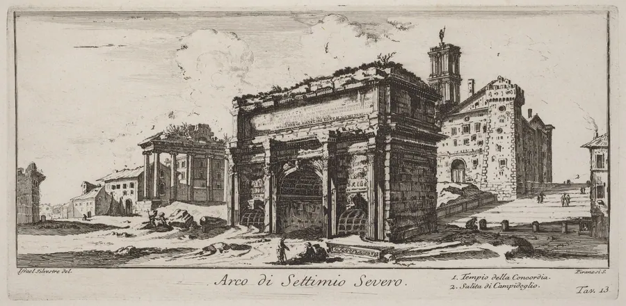 Arco di Settimio Severo by Giovanni Battista Piranesi