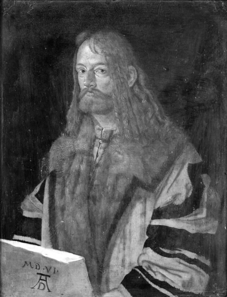 Kunstnerens portræt by Ubekendt