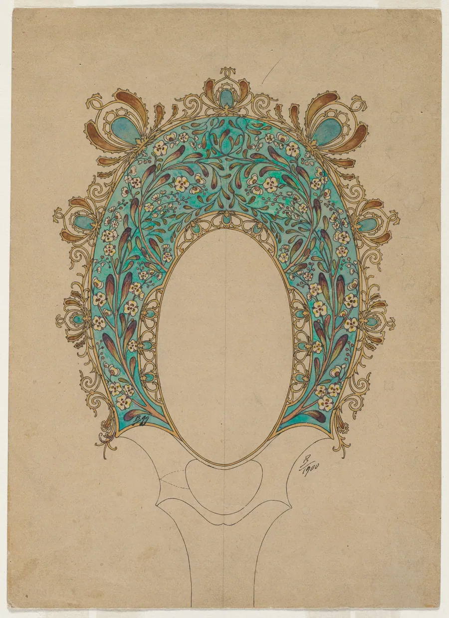 Designs for a Hand Mirror by Félix Bracquemond