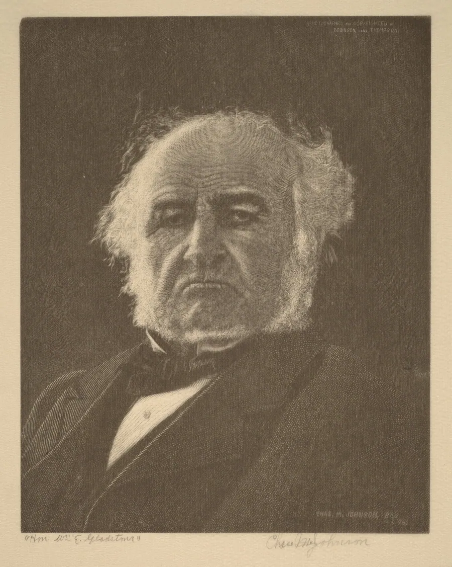 William Gladstone by Charles M. Johnson