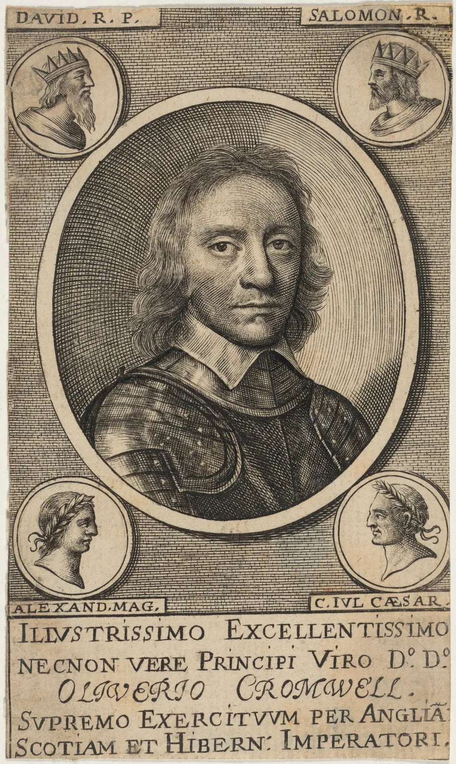 Oliver Cromwell by William Faithorne