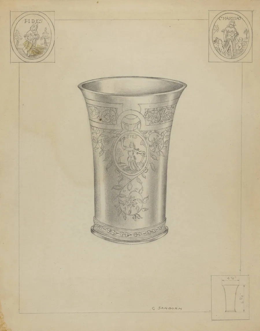 Silver Communion Beakers by Gordon Sanborn