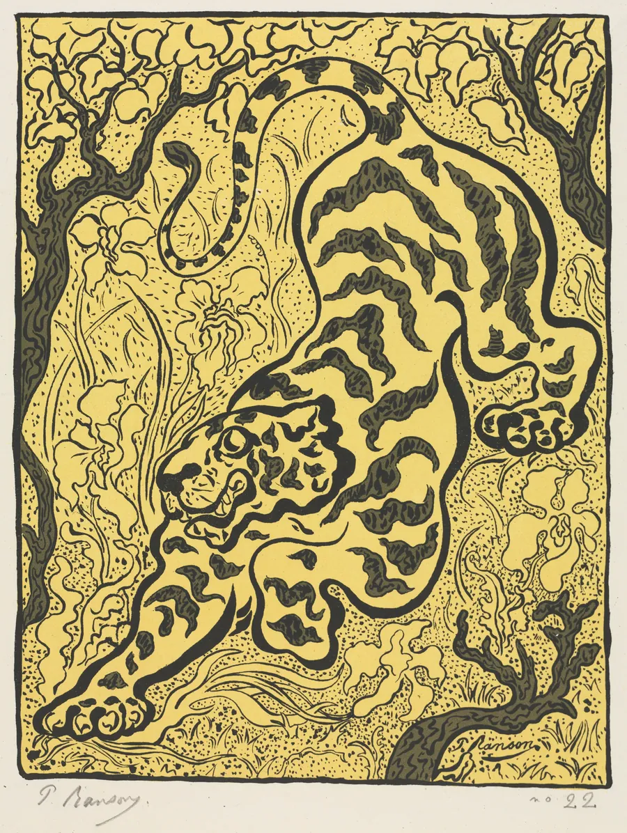 Tiger in the Jungle by Paul Elie Ranson