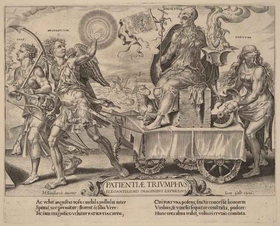 The Triumph of Patience by Dirck Volckertz Coornhert