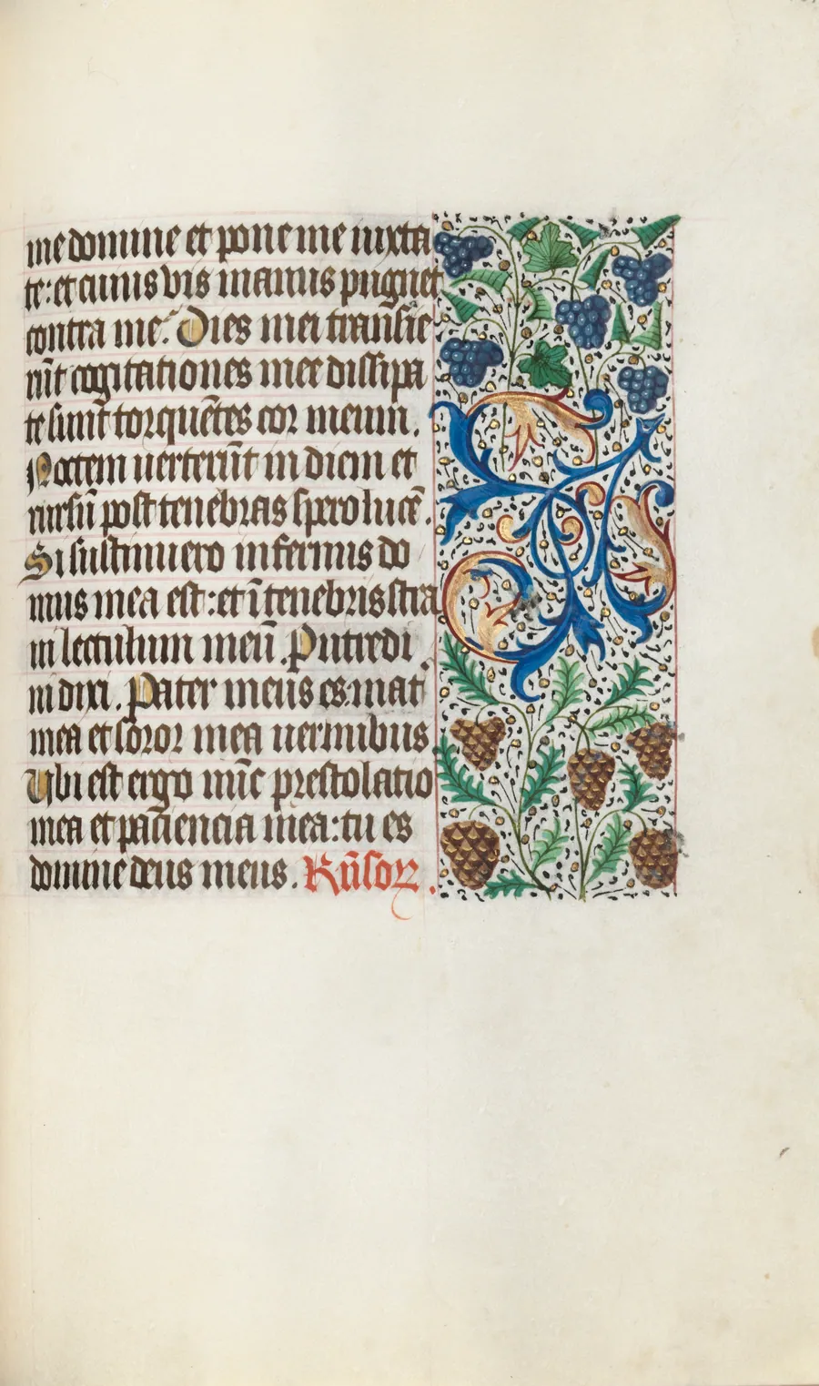 Book of Hours (Use of Rouen): fol. 131r by Master of the Geneva Latini