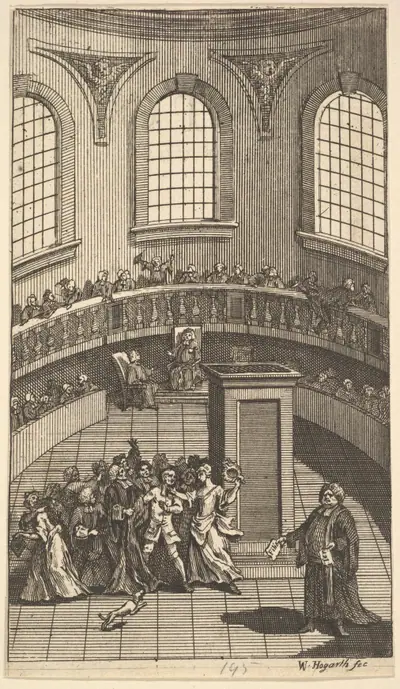 Frontispiece to Nicholas Amhurst's "Terrae-Filius"