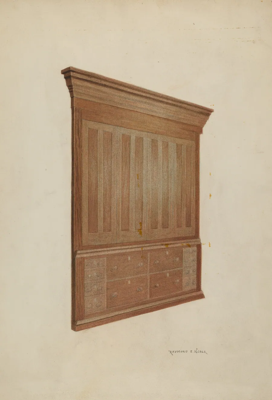 Cabinet by Raymond E. Noble