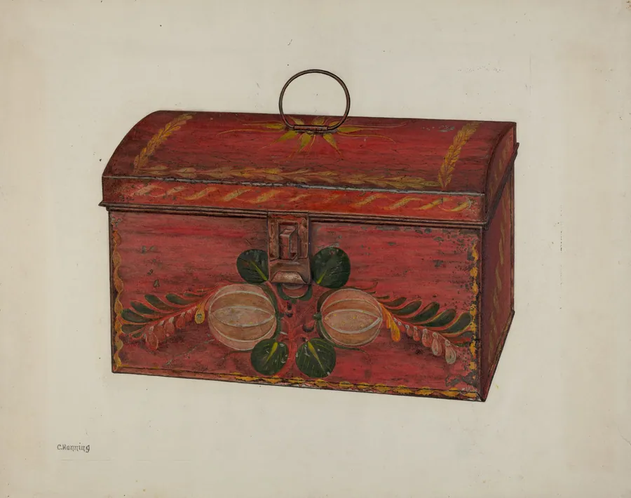 Toleware Box by Charles Henning