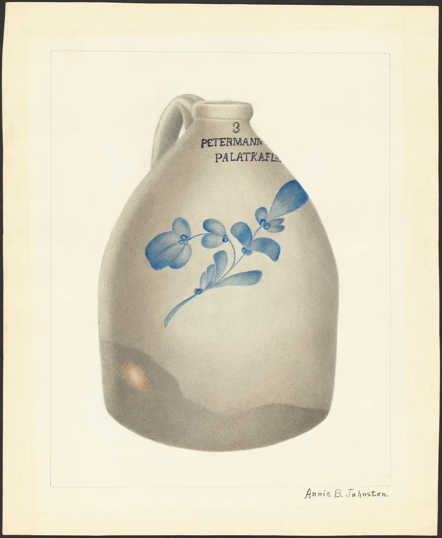 Stoneware Jug by Annie B. Johnston