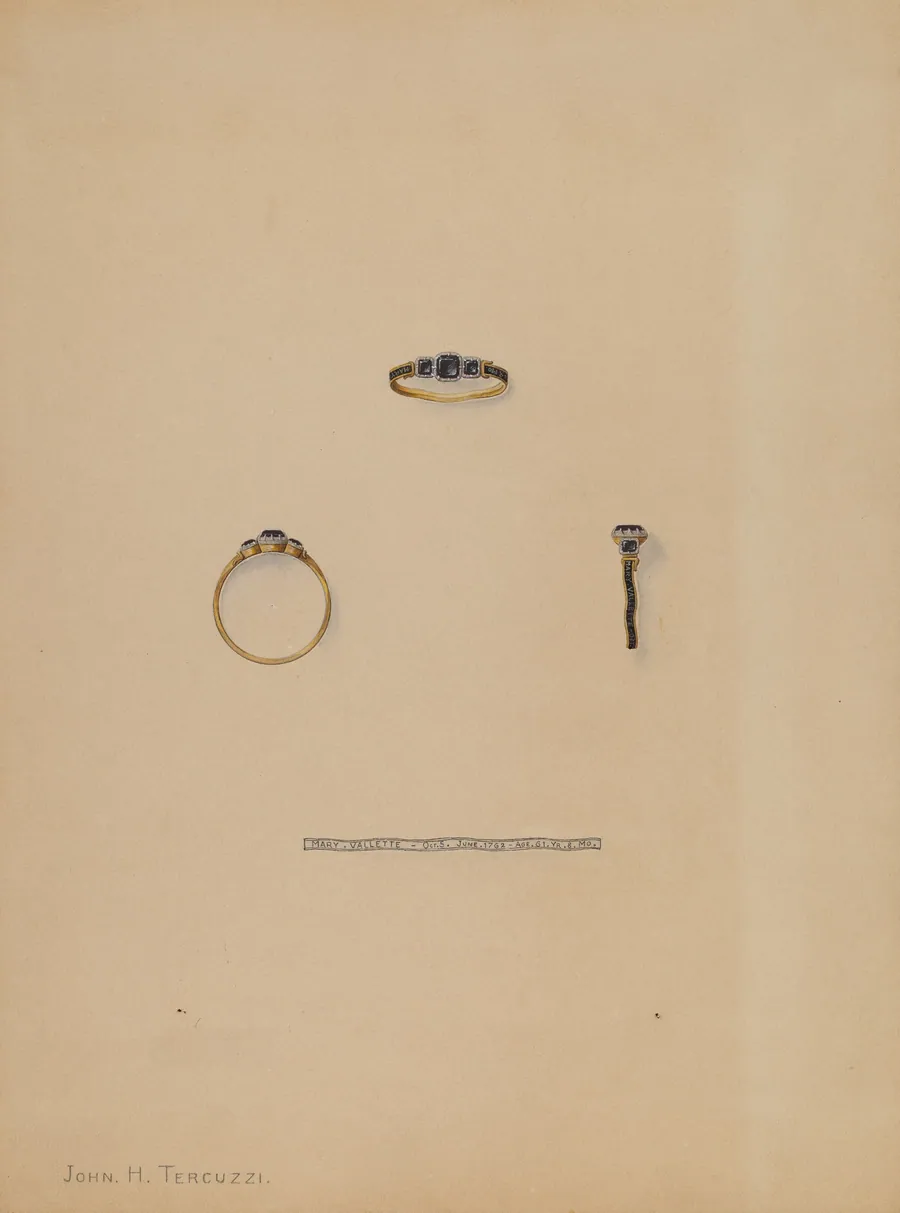Mourning Ring by John H. Tercuzzi