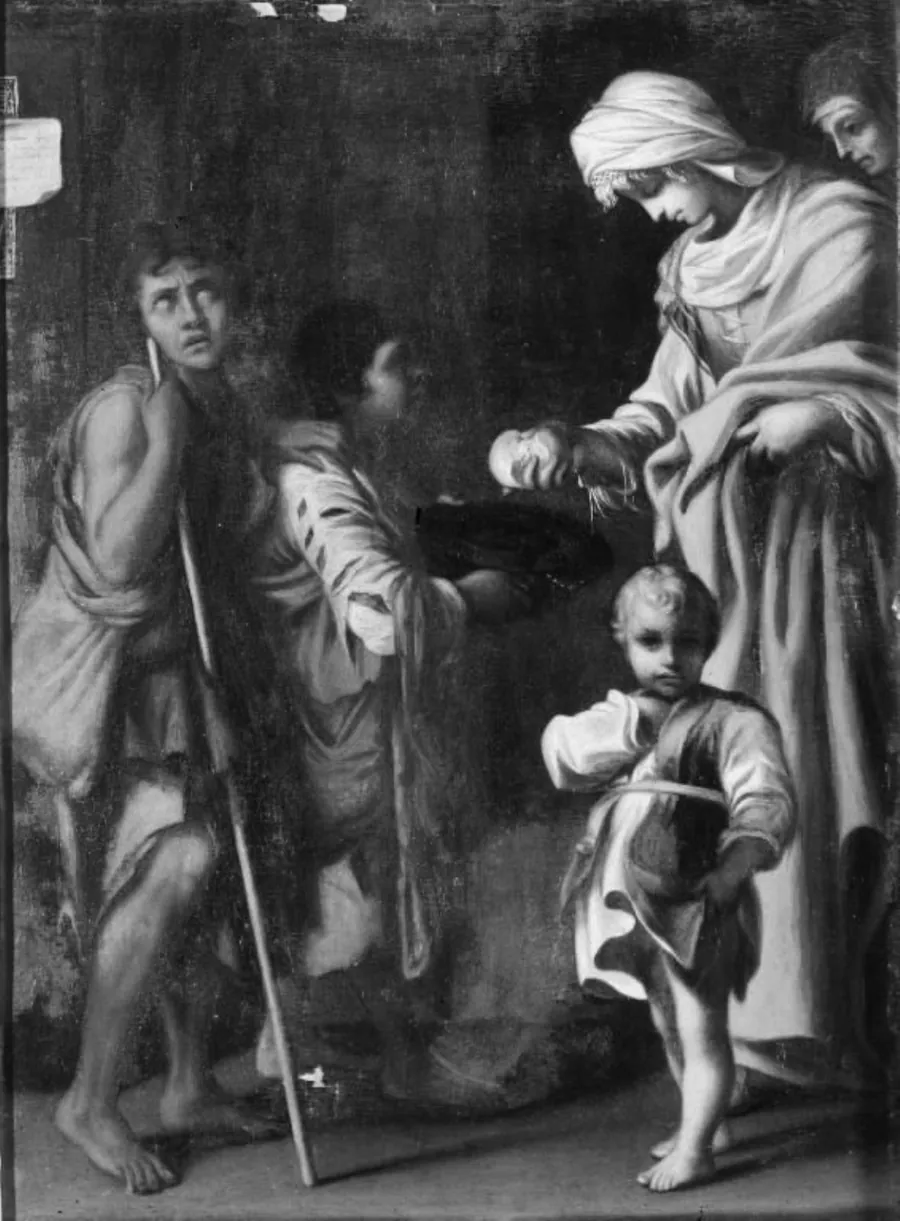 Almisseuddeling by Bartolomeo Schedoni