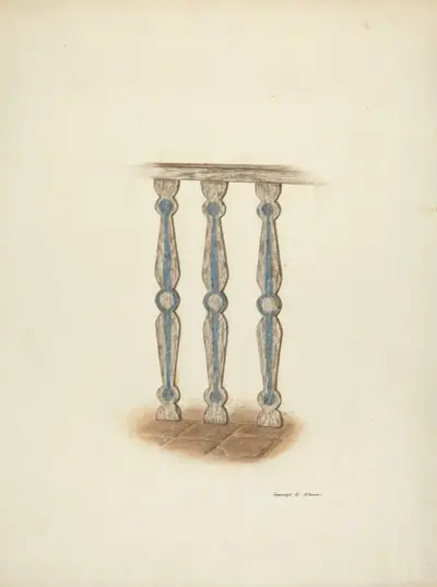 Railing, Detail of