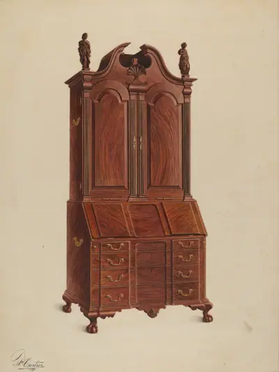 Cabinet-top Desk