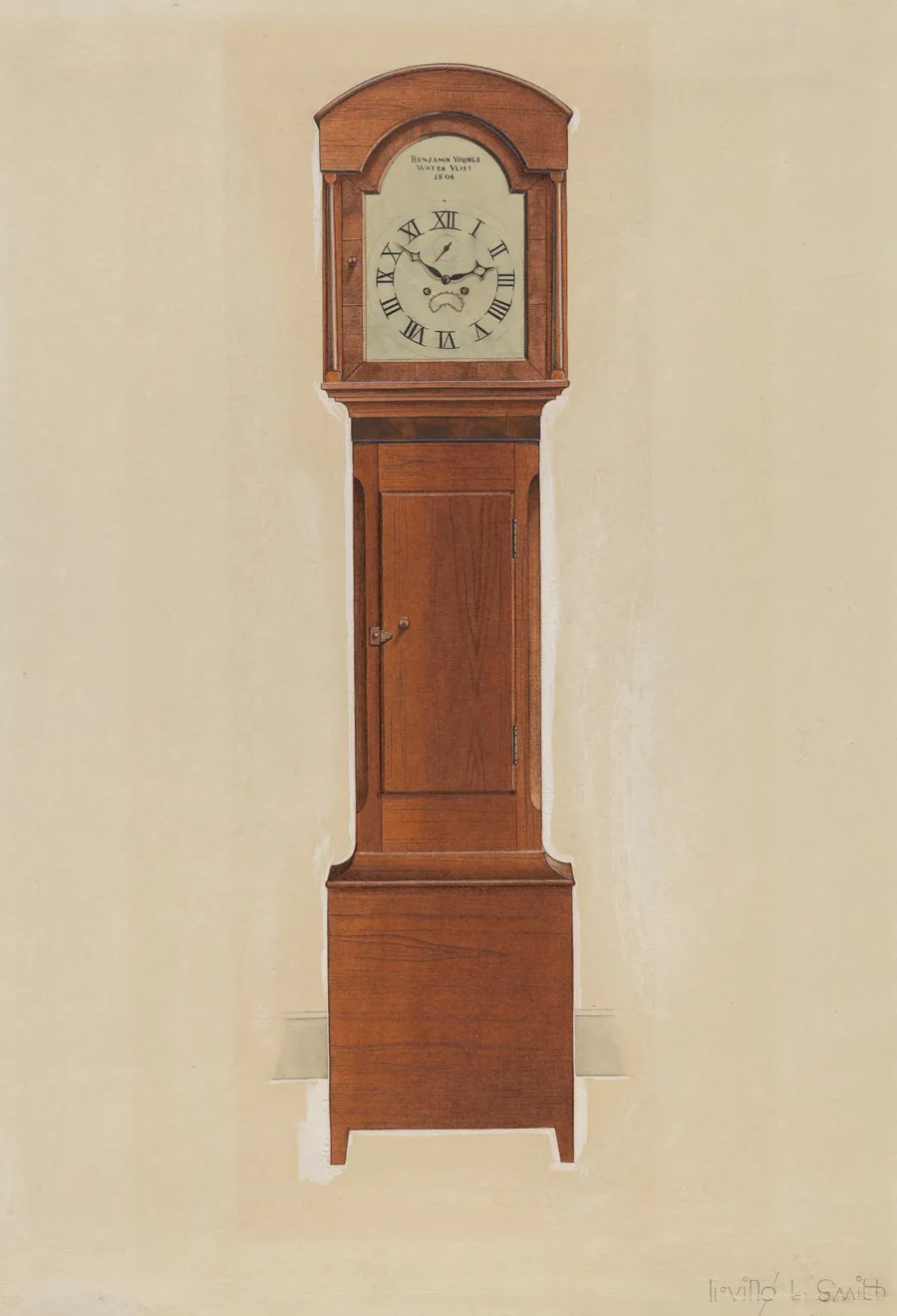 Shaker Tall Clock by Irving I. Smith
