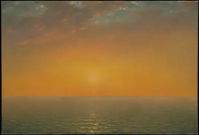 Sunset on the Sea