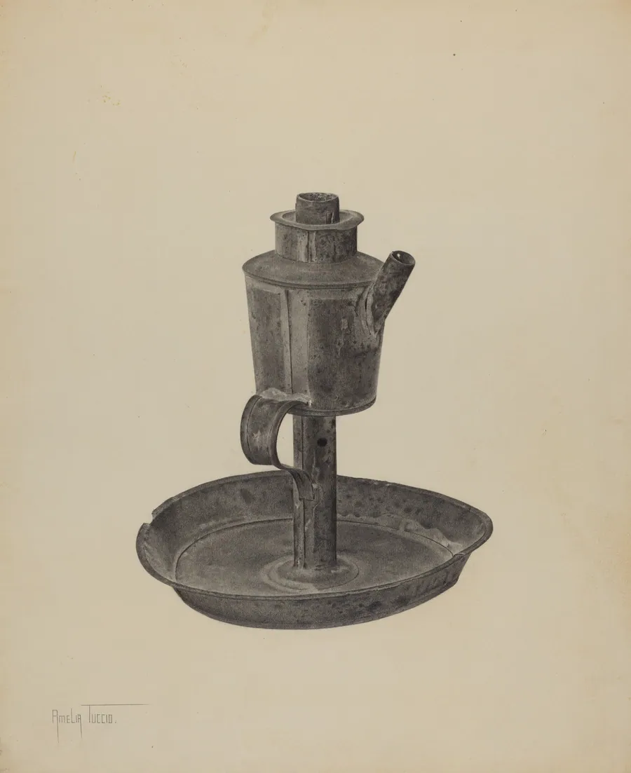 Whale Oil Lamp by Amelia Tuccio